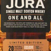 (現貨) Jura One and All 20 Years Single Malt Whisky 吉拉 20年 One and All 限量版 (700m 51%)