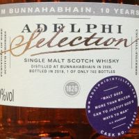 Adelphi - Bunnahabhain 2009 10 Years 1st Sherry Cask 艾德菲 布納哈本 10年雪莉桶  (700m 58.9%)