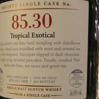 SMWS 85.30 Glen Elgin 15 years 格蘭愛琴 單桶原酒 15年 蘇格蘭威士忌協會 (700ml 56.6%)