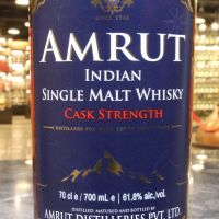 AMRUT Single Malt Whisky Cask Strength 雅沐特 原桶強度 藍標版 (700ml 61.8%)