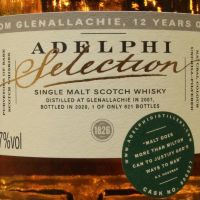 (現貨) Adelphi - Glenallachie 2007 12 Years PX Sherry Butt 艾德菲 艾樂奇12年PX雪莉桶 (700ml 59.7%)