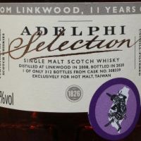 Adelphi Linkwood 2008 11 Years 1st Fill Oloroso Sherry Butt 艾德菲 林肯伍德 2008 雪莉桶 (700ml 54.2%)