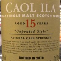(現貨) Caol Ila 15 years Unpeated Style Cask Strength 卡爾里拉 15年 非泥煤 原酒 (750ml 55.9%)