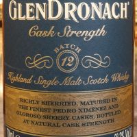 (現貨) GLENDRONACH Cask Strength Batch No.12 格蘭多納 第12版 原酒 (700ml 58.2%)