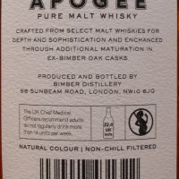 (現貨) Bimber Apogee XII 12 Years Old Pure Malt Whisky 賓堡高端12年調和麥芽威士忌 (700ml 46.3%)