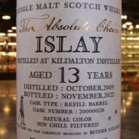 (現貨) Kildalton 2009 13 Years “THE ABSOLUTE CHOICE” 艾雷13年單桶原酒 (700ml 58.6%)