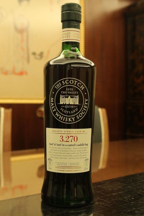 SMWS 3.270 Bowmore 18 years 波摩 單桶原酒 18年 蘇格蘭威士忌協會 (700ml 55.8%)