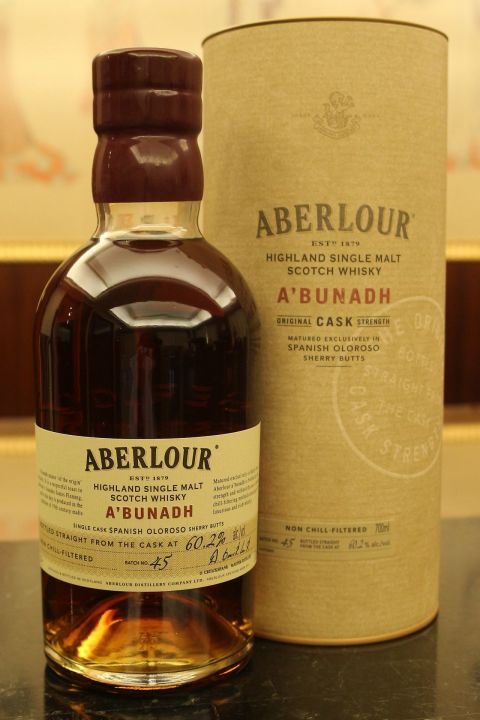 Aberlour A'bunadh Batch 45 亞伯樂 雪莉桶原酒 第45批次 (700ml 60.2%)