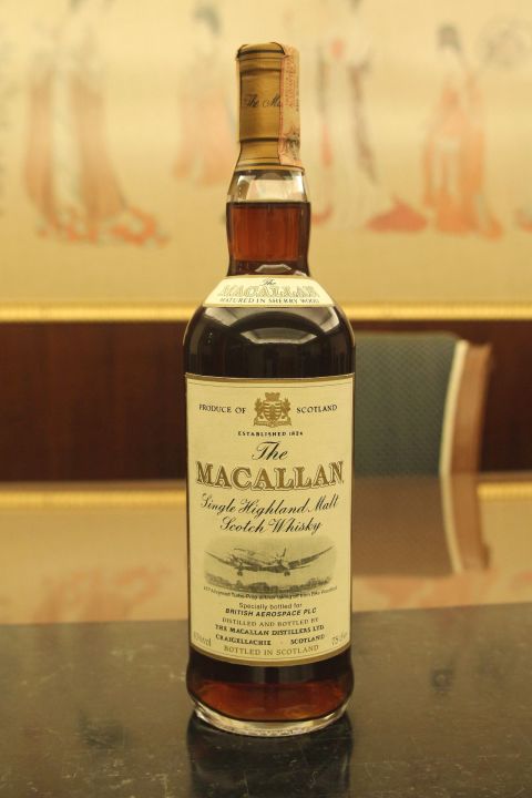 (現貨) Macallan 12 years Special Bottled British Aerospace 麥卡倫 12年 英國航空展 特別裝瓶 (750ml 43%)