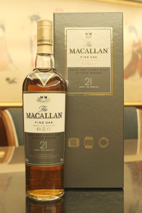 (現貨) Macallan 21 years Fine Oak 麥卡倫 21年 三桶 舊版 (700ml 43%)
