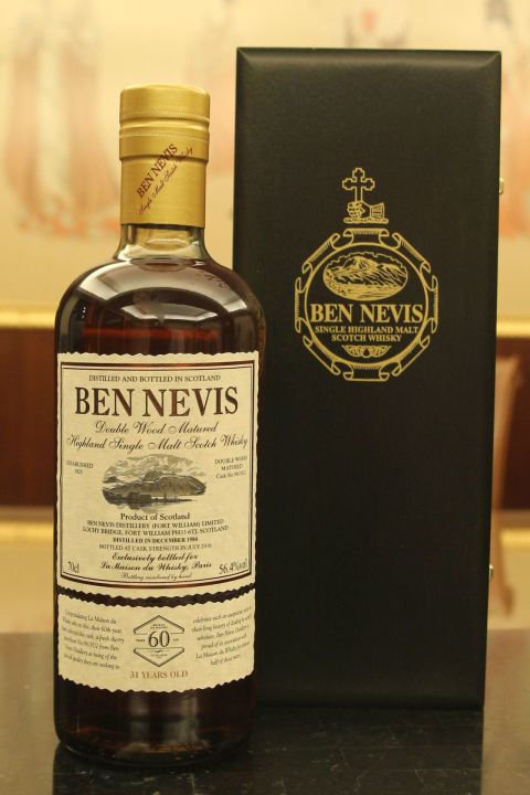 Ben Nevis 1984 31 years Bottled for LMDW 班尼富 1984 31年 LMDW 60週年版 (700ml 56.4%)