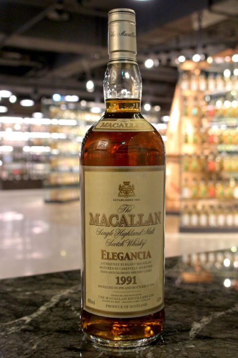 (現貨) Macallan Elegancia 1991 12 years 麥卡倫 Elegancia 1991 12年 (1000ml 40%)