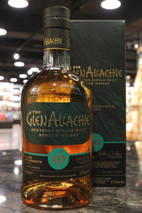 GlenAllachie 10 Years Cask Strength Batch 1 艾樂奇 10年 原酒 第一批次 (700ml 57.1%)