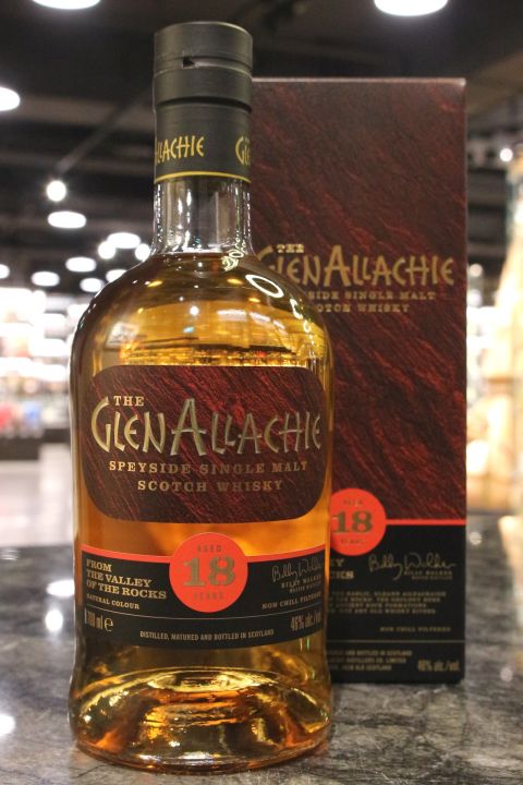 GlenAllachie 18 Years Single Malt Whisky 艾樂奇 18年 單一麥芽威士忌 (700ml 46%)