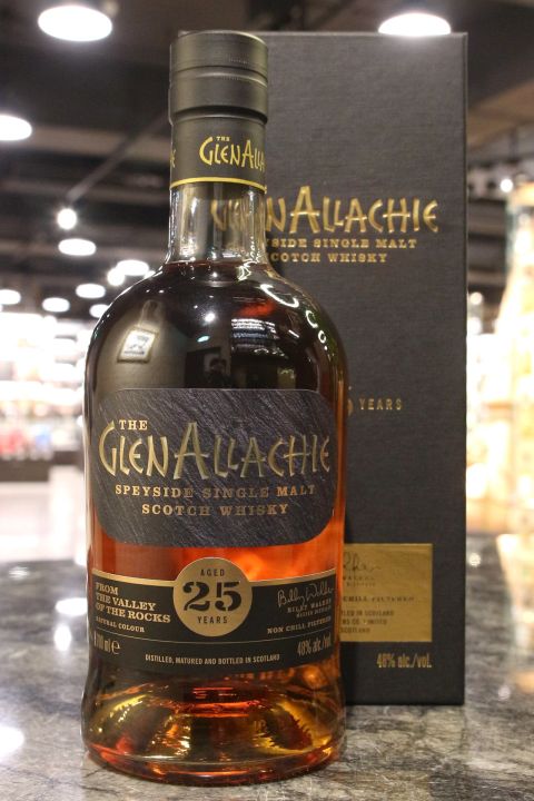 GlenAllachie 25 Years Single Malt Whisky 艾樂奇 25年 單一麥芽威士忌 (700ml 48%)