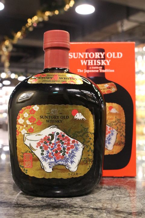 (現貨) Suntory Old Zodiac Bottle Year of the Pig 2019 三得利 2019 豬年紀念酒 (700ml 43%) 