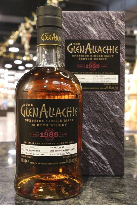 (現貨) GlenAllachie 1989 28 Years Single Cask 艾樂奇 1989 28年 單桶原酒 (700ml 54.9%)