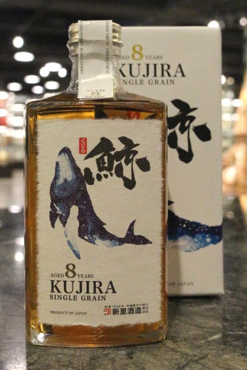 (現貨) Kujira Ryukyu 8 Years Single Grain Sherry & Bourbon Casks 鯨 8年 單一穀物 (500ml 43%)