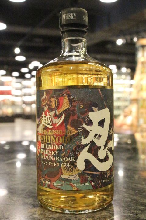 Koshi-No Shinobu Blended Whisky Mizunara Oak 越ノ忍 水楢風味 調和威士忌 (700ml 43%)