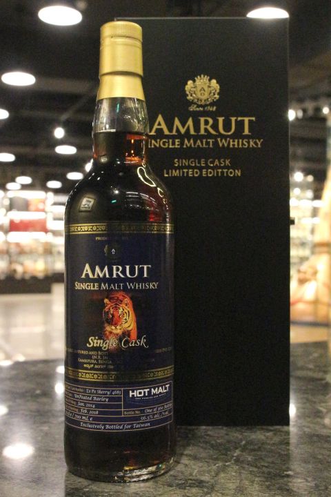 Amrut Tiger Single Cask PX-Sherry Cask 雅沐特 2014 PX雪莉桶 單桶原酒 (700ml 56.5%)