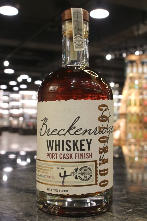 (現貨) Breckenridge Port Cask Finish Bourbon 布雷肯里奇 波特桶風味 波本威士忌 (750ml 45%)