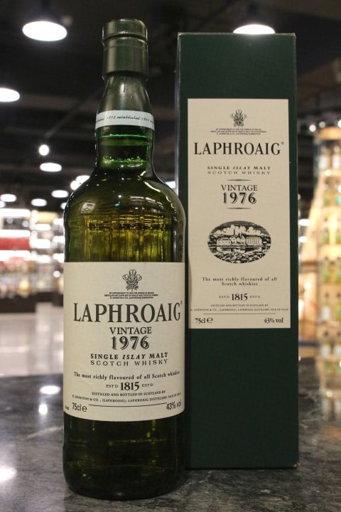 (現貨) Laphroaig Vintage 1976 Single Malt Whisky 拉佛格 1976 單一麥芽威士忌 (750ml 43%)
