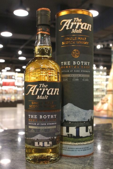 (現貨) Arran The Bothy Quarter Cask Batch 4 愛倫 Bothy 四分之一桶 第四批次 (700ml 55.2%)