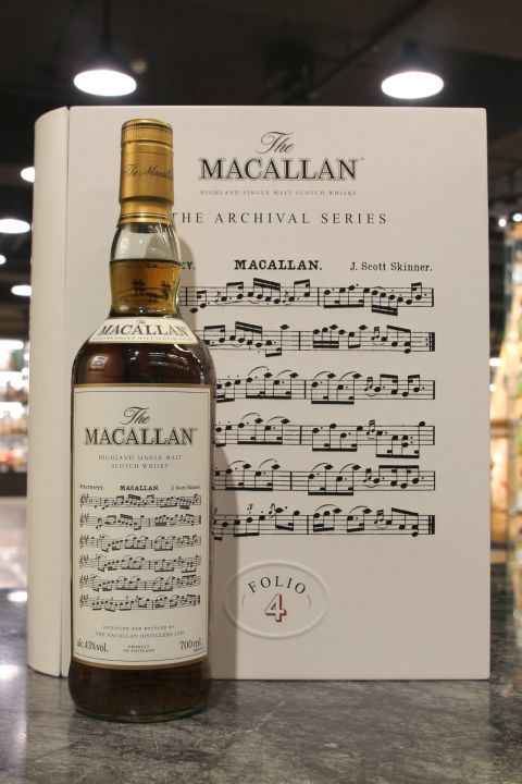 Macallan The Archival Series Folio 4 麥卡倫 檔案系列 書冊4 (700ml 43%)