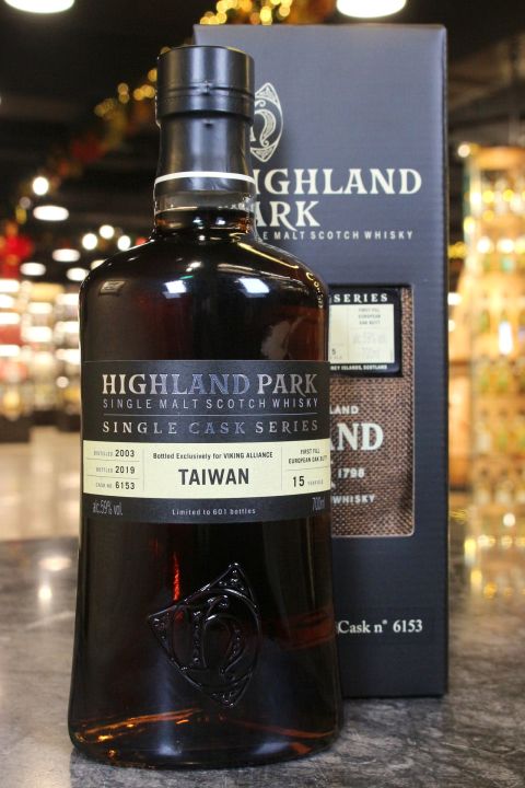 Highland Park 2003 15 Years Single Cask #6153 for Taiwan 高原騎士 單桶系列 台灣限定 (700ml 59%)