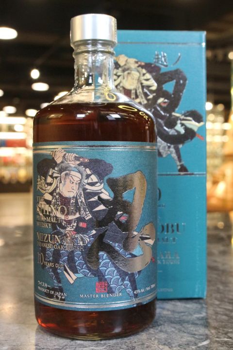 (現貨) Shinobu 10 Years Pure Malt Whisky Mizunara Oak Finish 越ノ忍 10年 水楢風味桶 (700ml 43%)