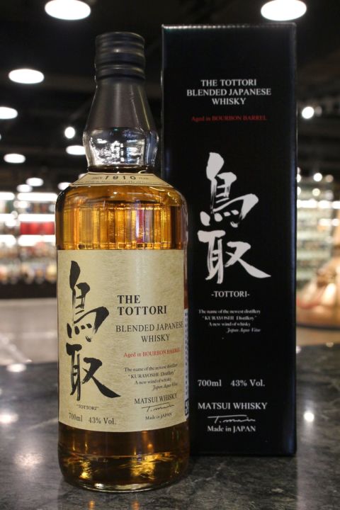 (現貨) The Tottori Bourbon Barrel Blended Whisky 鳥取 波本調和威士忌 (700ml 43%)