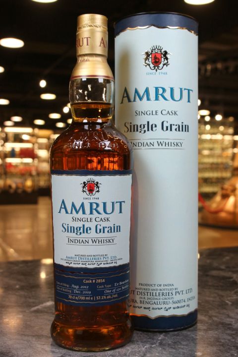 AMRUT Single Cask Single Grain Indian Whisky 雅沐特 豐禾 單桶穀物威士忌 (700ml 57.1%)