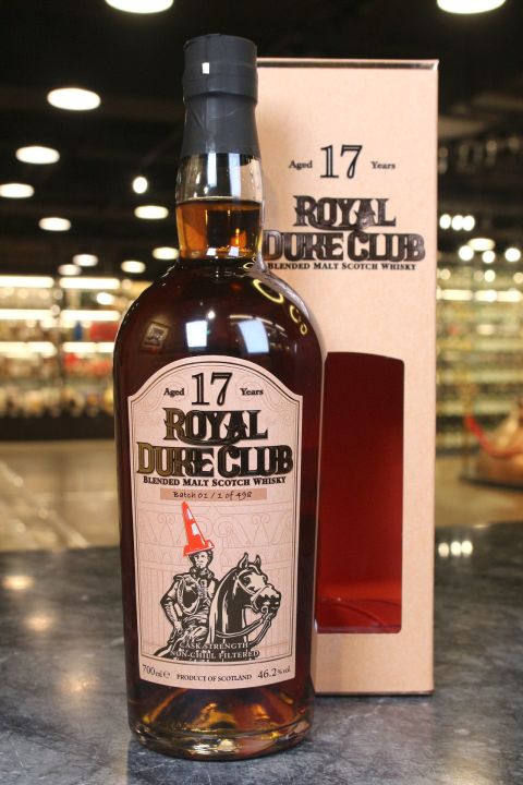(現貨) Royal Duke Club 17 Years Blended Malt Scotch Whisky 紅帽爵士17年調和麥芽威士忌 (700ml 46.2%)