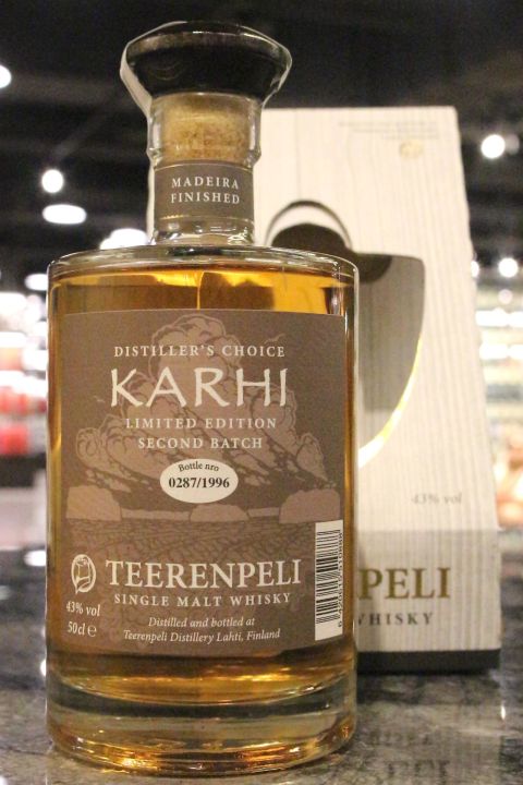 (現貨) Teerenpeli - Karhi Madeira Finished 泰倫貝利 馬德拉桶 單一麥芽威士忌 (500ml 43%)