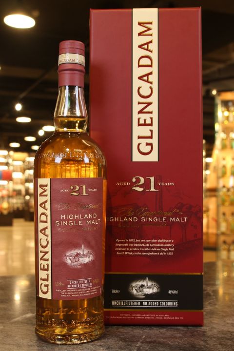 (現貨) Glencadam 21 Year Old Single Malt Whisky 卡登 21年 單一麥芽威士忌 (700ml 46%)