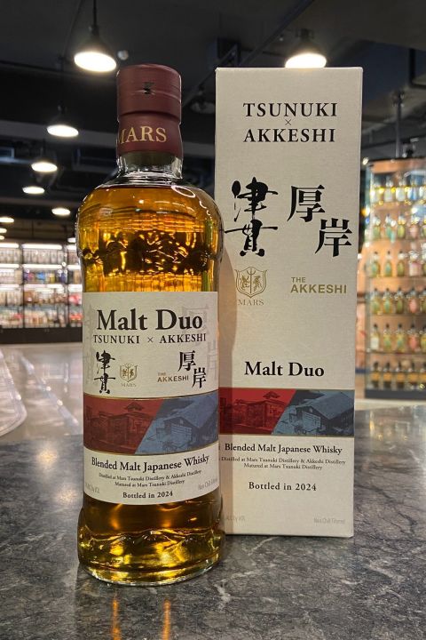 (現貨) Mars Malt Duo TSUNUKI × AKKESHI 津貫 X 厚岸 調和麥芽威士忌 (700ml 51%)
