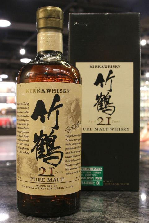 nikka taketsuru 21 years – old version 竹鹤 21年 旧版 (700ml 43