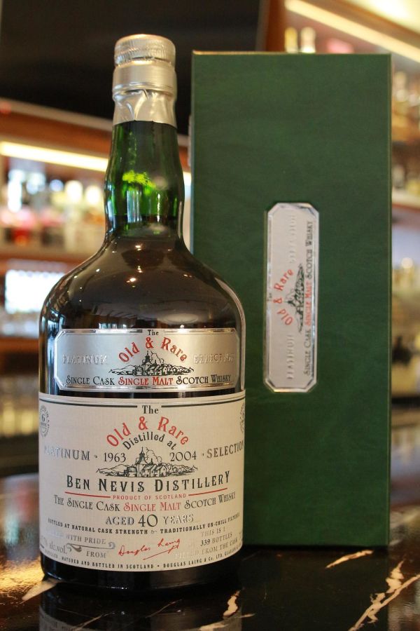 Douglas Laing Old & Rare Ben Nevis 40 years 道格拉斯蘭恩 白金珍藏精選 班尼富 40年 單桶 (700ml 45.7%)