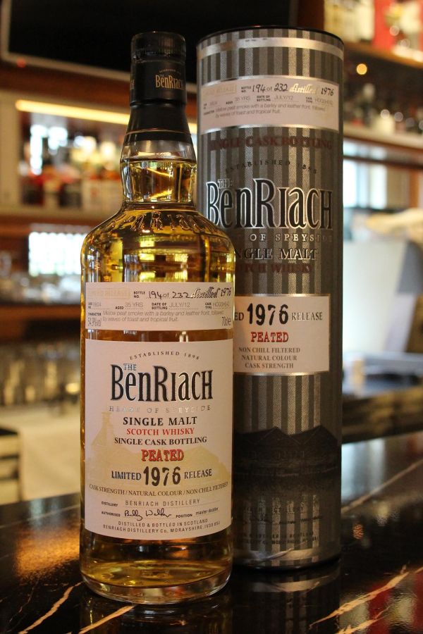 BenRiach 1976 35 years Peated Cask 班瑞克 1976 35年 泥煤桶 (700ml 54.9%)