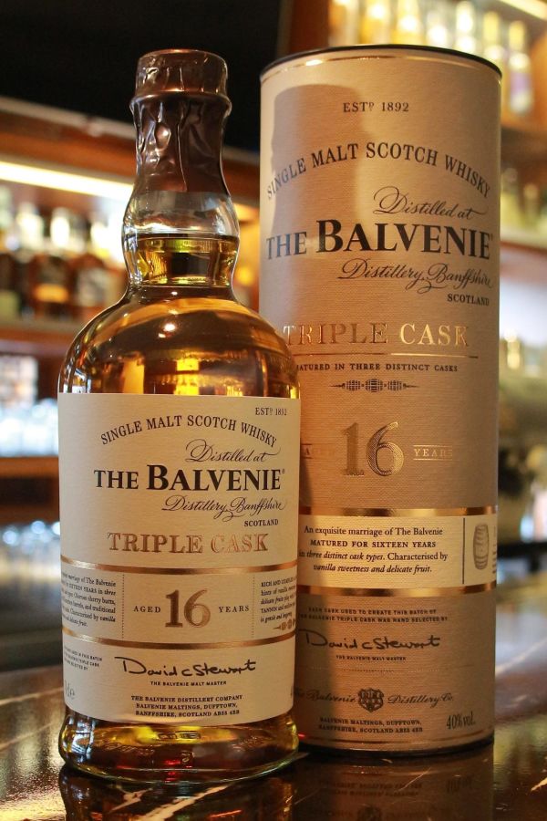 格安即決 TRIPLE BALVENIE THE CASK Year 16 未洗浄（Balvenie 空瓶 16年 ウイスキー