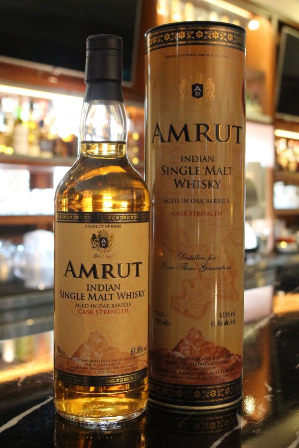 (現貨) India Amrut Single Malt Whisky Cask Strength 雅沐特 原桶強度 黃標版 (700ml 61.8%)