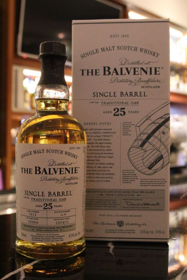 (現貨) The BALVENIE 25 years Single Cask 百富 25年 單桶 傳統桶 (700ml 47.8%)