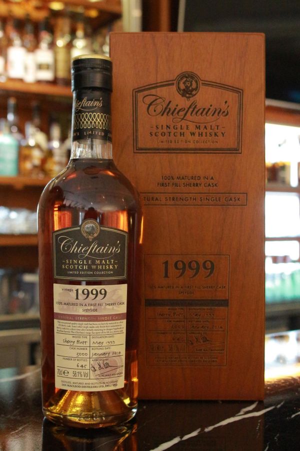 Chieftain's Vintage 1999 Sherry Butt 老酋長 1999 單桶 雪莉桶 (700ml 58.1%)