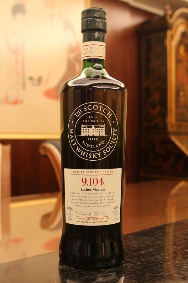 (現貨) SMWS 9.104 Glen Grant  27 years 格蘭冠 單桶原酒 27年 蘇格蘭威士忌協會 (700ml 55.5%)