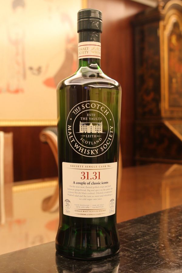 (現貨) SMWS 31.31 Jura 26 years 吉拉 26年 單桶原酒 蘇格蘭威士忌協會  (700ml 55.8%)