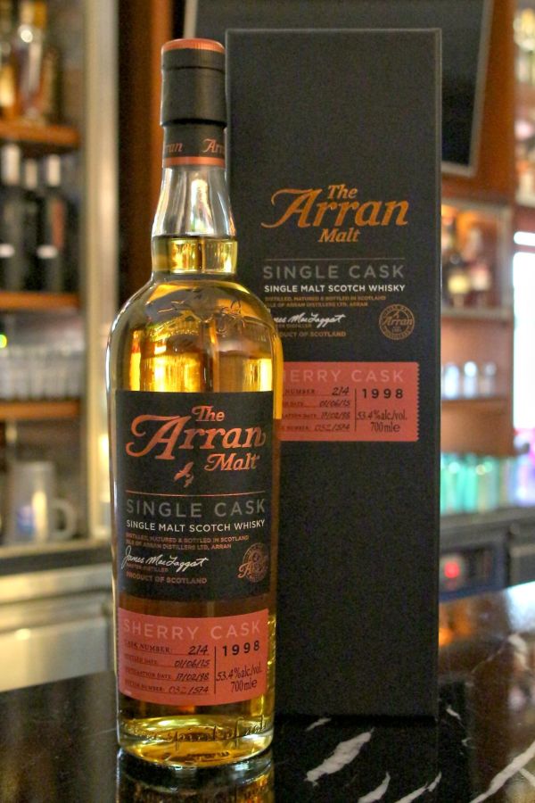 (現貨) ARRAN 1998 Single Sherry Cask #214 愛倫 1998 17年 單桶 雪莉桶 (700ml 53.4%)