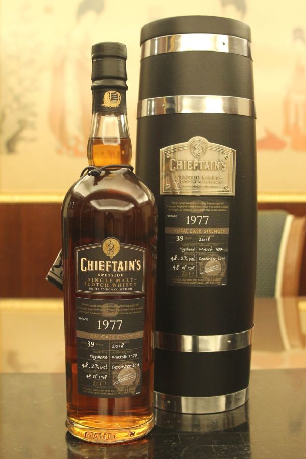 (現貨) Chieftain's Vintage 1977 39 years 老酋長 1977 39年 單桶原酒 2016限量版 (700ml 48.2%)