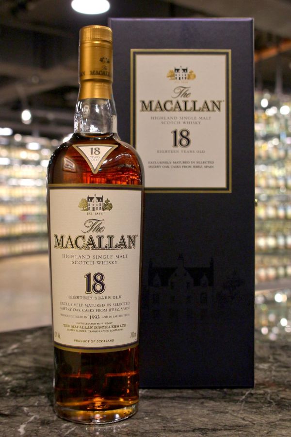 (現貨) MACALLAN 18 years 1993 麥卡倫 18年 1993  經典之作 精裝版 (700ml 43%)