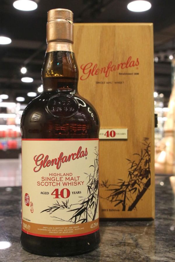 (現貨) Glenfarclas 40 years Bamboo 2015 Edition 格蘭花格 40年 台灣限定版 竹 (700ml 43.2%)