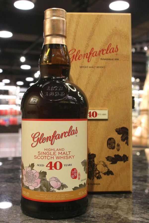 (現貨) Glenfarclas 40 years Chrysanthemum 2016 Edition 格蘭花格 40年 台灣限定版 菊花 (700ml 43.3%)